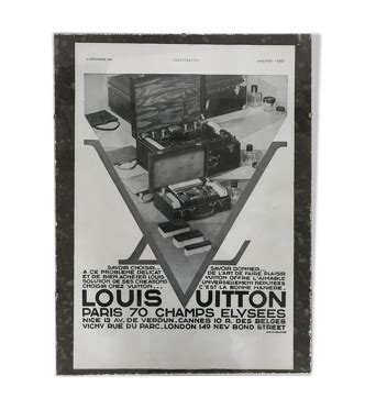 affiche publicitaire louis vuitton|Affiche publicitaire Louis Vuitton, impression style années 30, art .